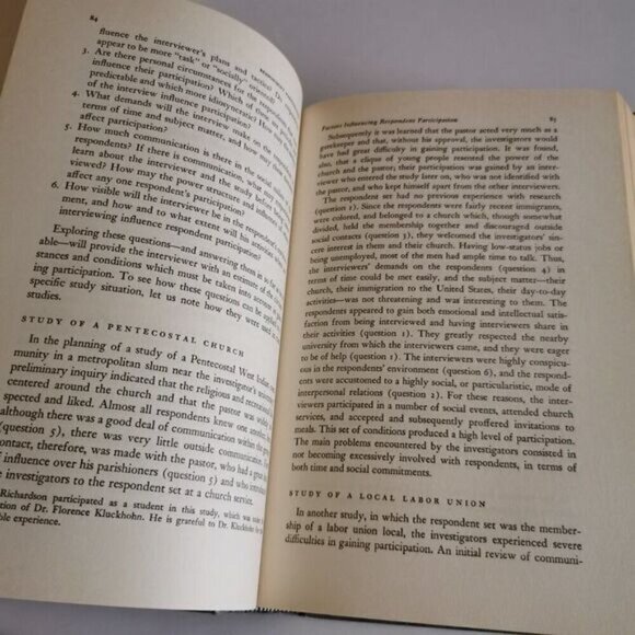 1965 Interviewing Its Form and Functions Textbook, Social Science Field Methods - Picture 6 of 7